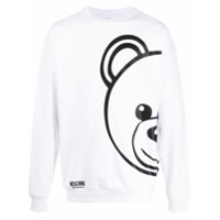 Moschino Moletom com estampa Teddy Bear - Branco