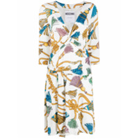 Moschino Vestido com estampa de tassel - Neutro