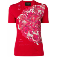 Mr & Mrs Italy Camiseta com estampa camuflada - Vermelho