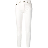Mr & Mrs Italy cropped slim-fit jeans - Branco