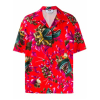 MSGM Camisa com estampa Venus Fly Trap - Vermelho