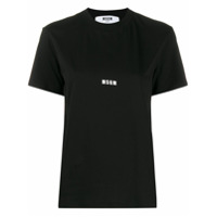 MSGM Camiseta com estampa de logo pequeno - Preto