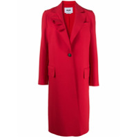 MSGM Casaco com detalhe de babados - Vermelho