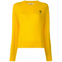 MSGM Suéter com bordado de cúpido M - Amarelo