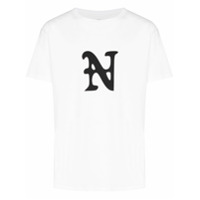 Nahmias Camiseta de algodÃ£o com logo N - Branco