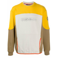 Napapijri Bhell colour block sweatshirt - Amarelo