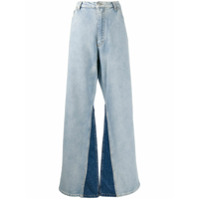 Natasha Zinko high-waisted flared jeans - Azul