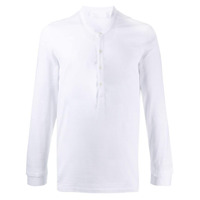 Neil Barrett buttoned long-sleeve T-shirt - Branco