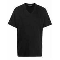 Neil Barrett Camiseta gola V com mangas curtas - Preto
