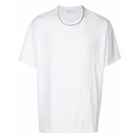 Neil Barrett Travel Chain rolled up jersey T-shirt - Branco