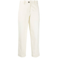 Nine In The Morning cropped trousers - Branco