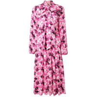 Nº21 Vestido floral com detalhe lenço - Rosa
