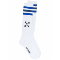 Off-White Arrows-motif calf-length socks - Branco