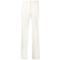Off-White Calça de alfaiataria em lã mista - Branco