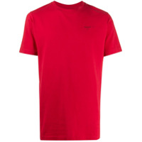 Off-White Camiseta com estampa de logo - Vermelho