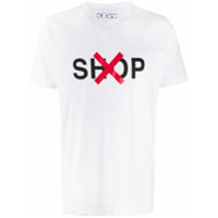 Off-White Camiseta com estampa gráfica - Branco