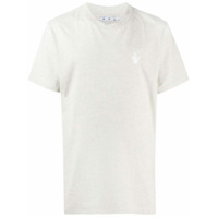 Off-White Camiseta decote careca com estampa de flechas - Neutro