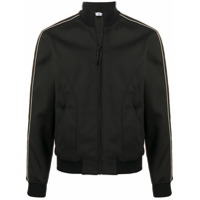 Off-White Jaqueta esportiva com estampa de logo - Preto