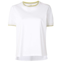 Onefifteen Camiseta com gola canelada - Branco