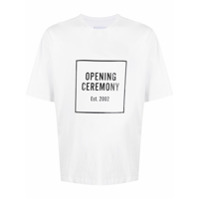 Opening Ceremony Camiseta ampla com logo Box - Branco
