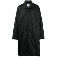 Opening Ceremony Trench coat oversized com estampa de logo - Preto