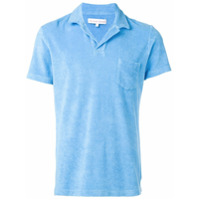 Orlebar Brown Camisa polo com bolso frontal - Azul