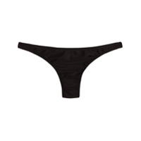 Osklen Praia Calcinha de biquíni com estampa - Preto