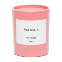 Overose Vela Valkiria com suporte de porcelana - Rosa