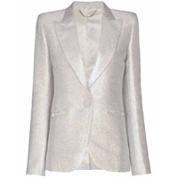 Paco Rabanne Blazer furta-cor com abotoamento simples - Prateado