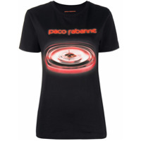 Paco Rabanne Camiseta com estampa de logo - Preto