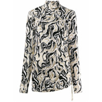 Paco Rabanne Suéter abstrato com amarração - Neutro