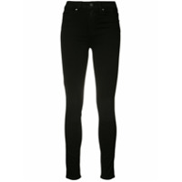 PAIGE Calça jeans ultra skinny 'Margot' com cintura alta - Preto
