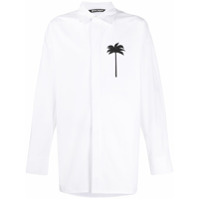 Palm Angels Camisa com estampa de palmeiras - Branco