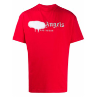 Palm Angels Camiseta com estampa de logo Las Vegas - Vermelho
