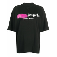 Palm Angels Camiseta com estampa de logo - Preto
