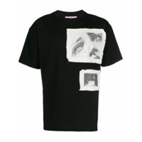 Palm Angels Camiseta com estampa Face - Preto