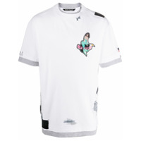 Palm Angels Camiseta com patch de sereia - Branco