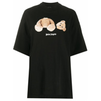 Palm Angels Camiseta oversized com estampa Teddy Bear - Preto