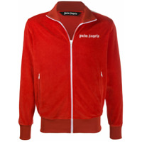 Palm Angels Jaqueta esportiva com estampa de logo - Vermelho