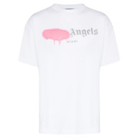 Palm Angels Miami spray logo T-shirt - Branco