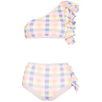 Paper London Biquíni de um ombro só - Laranja