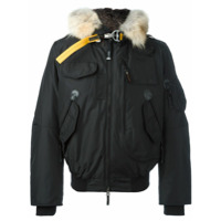 Parajumpers Jaqueta acolchoada com pelos - Preto