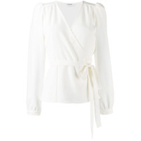 P.A.R.O.S.H. Blusa com amarração na cintura - Branco