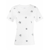 P.A.R.O.S.H. Camiseta com bordado de paetês - Branco