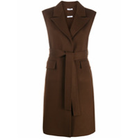 P.A.R.O.S.H. Casaco com abotoamento simples de lã - Marrom