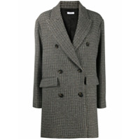 P.A.R.O.S.H. double breasted houndstooth jacket - Preto