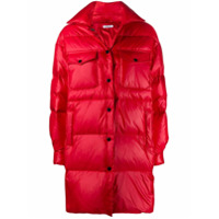P.A.R.O.S.H. Jaqueta matelassê com botões de pressão - Vermelho
