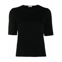 P.A.R.O.S.H. short-sleeved wool knitted top - Preto