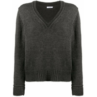 P.A.R.O.S.H. Suéter gola V com mangas longas - Cinza