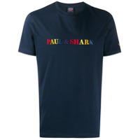 Paul & Shark Camiseta com estampa de logo - Azul